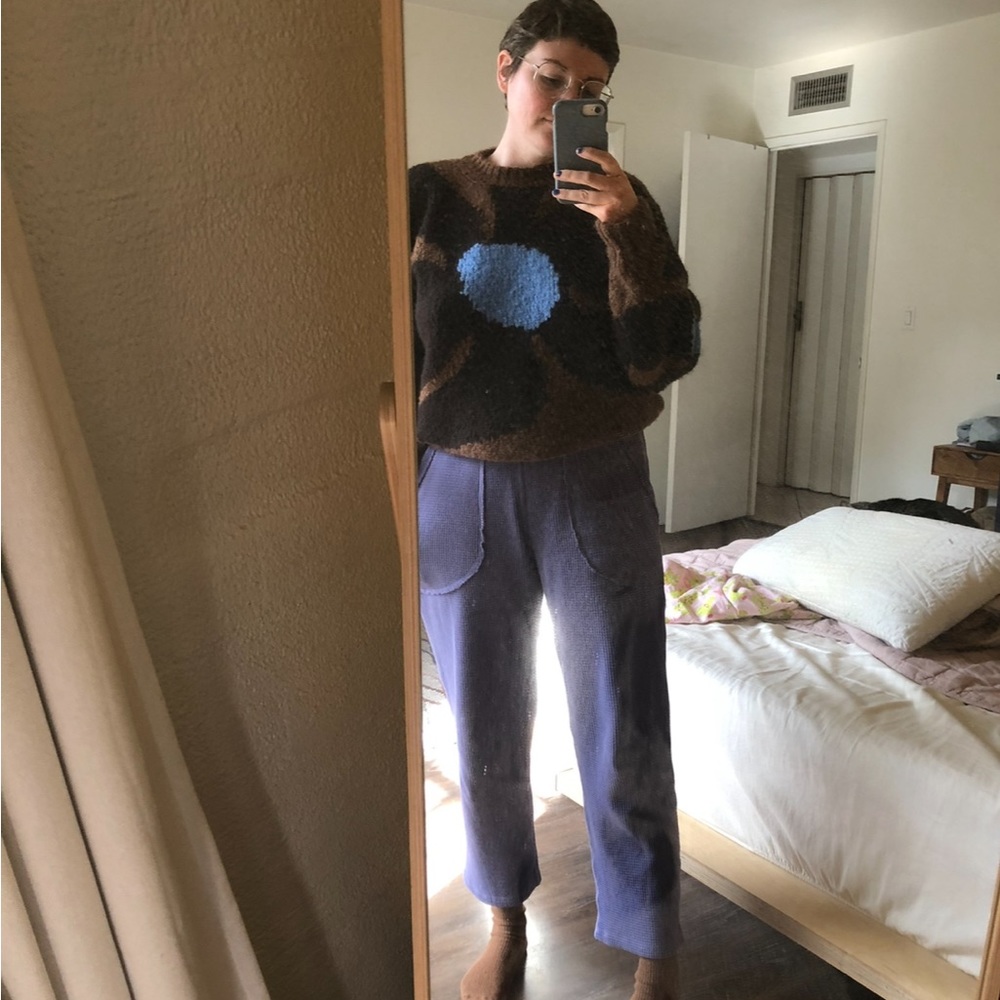 Back beat co waffle jogger in Heron